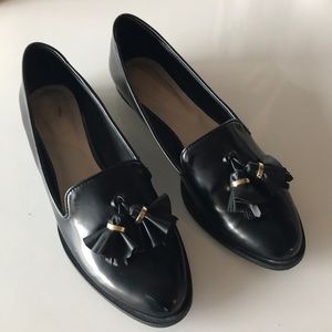 Zara tassel loafers